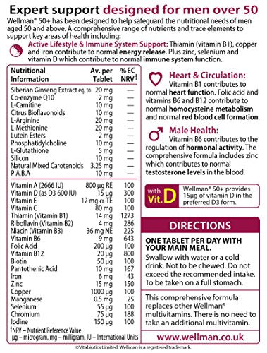 Wellman Vitabiotics - 50 + 30 Tabs
