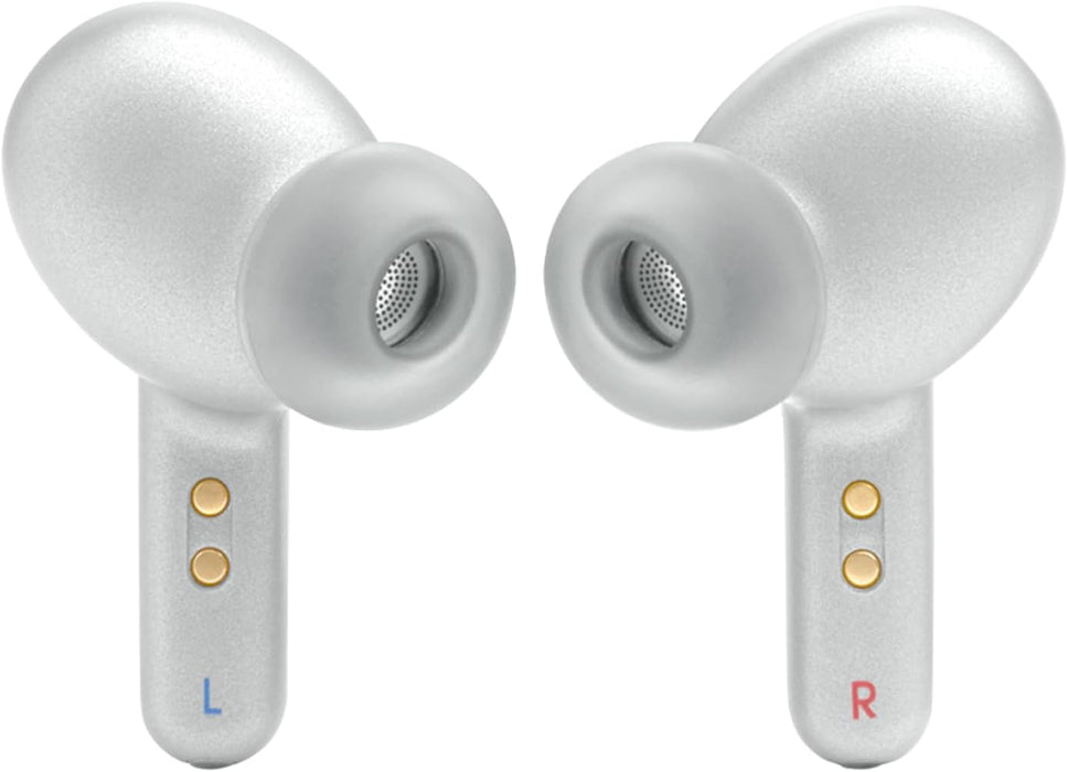 JBL Live Pro 2 True Wireless Noise Cancelling Earbuds, JBL Signature Sound, Smart Ambient, 40H Battery, 6 Microphones, Oval Tube, Multi-Point Connection, IPX5 Water Resistant - Black, JBLLIVEPRO2BLK