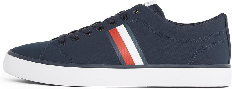 Tommy Hilfiger TH HI VULC LOW CORE STRIPES MESH mens Sneakers