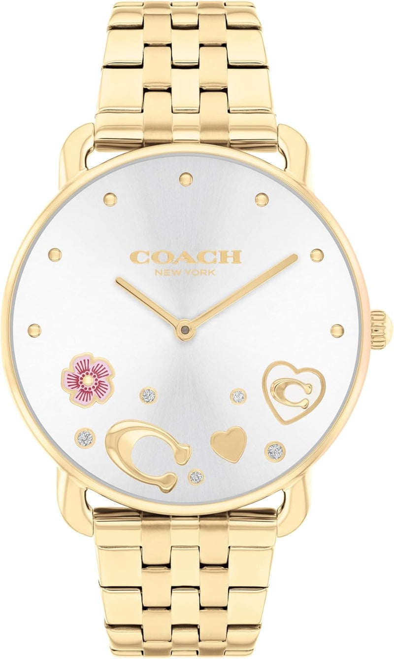 ELLIOT Women Watch, Analog - CHAMPAGNE GOLD MULTICOLOR / SILVER WHITE