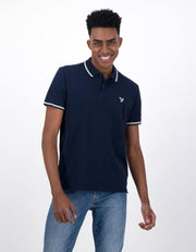 American Eagle Men's Slim Fit Pique Polo Shirt