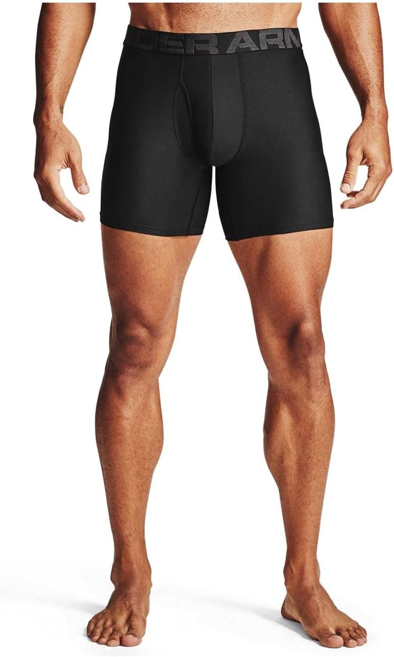 Under Armour mens Ua Performance Tech Boxerjock 6in 3-pack Boxer Briefs (pack of 3)