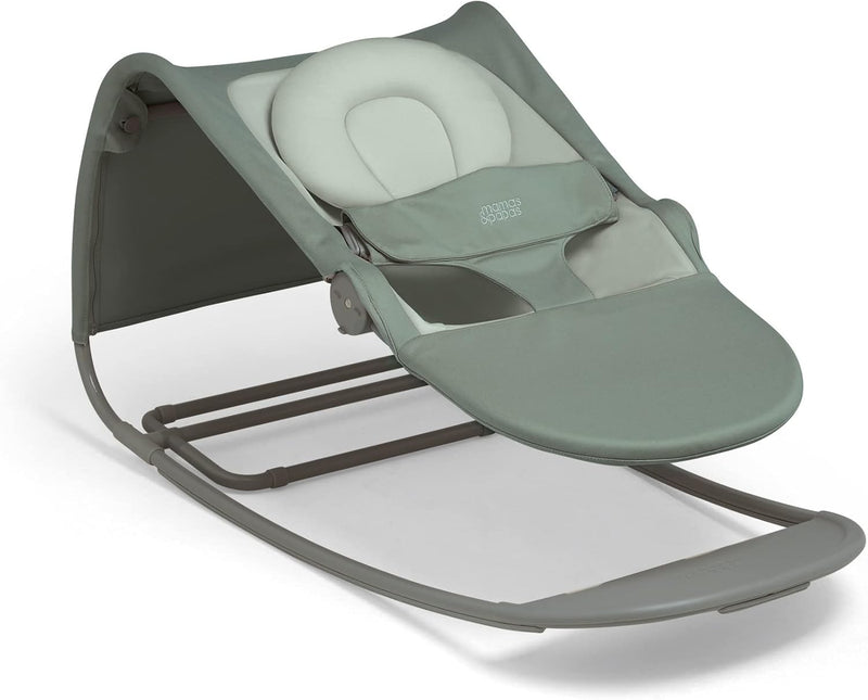 Mamas & Papas Tempo 3-in-1 Rocker/Bouncer, Lightweight, 3-Point Harness and Easily Removable Magnetic Toy Bar, Blush