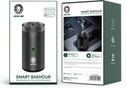 Green Lion Smart Bakhour Rechargeable Electric Car Incense Burner, USB-C Portable Mini Burner, Aluminum Alloy Design, Strong Power for Fast Burning, Long-Lasting Fragrance - Green