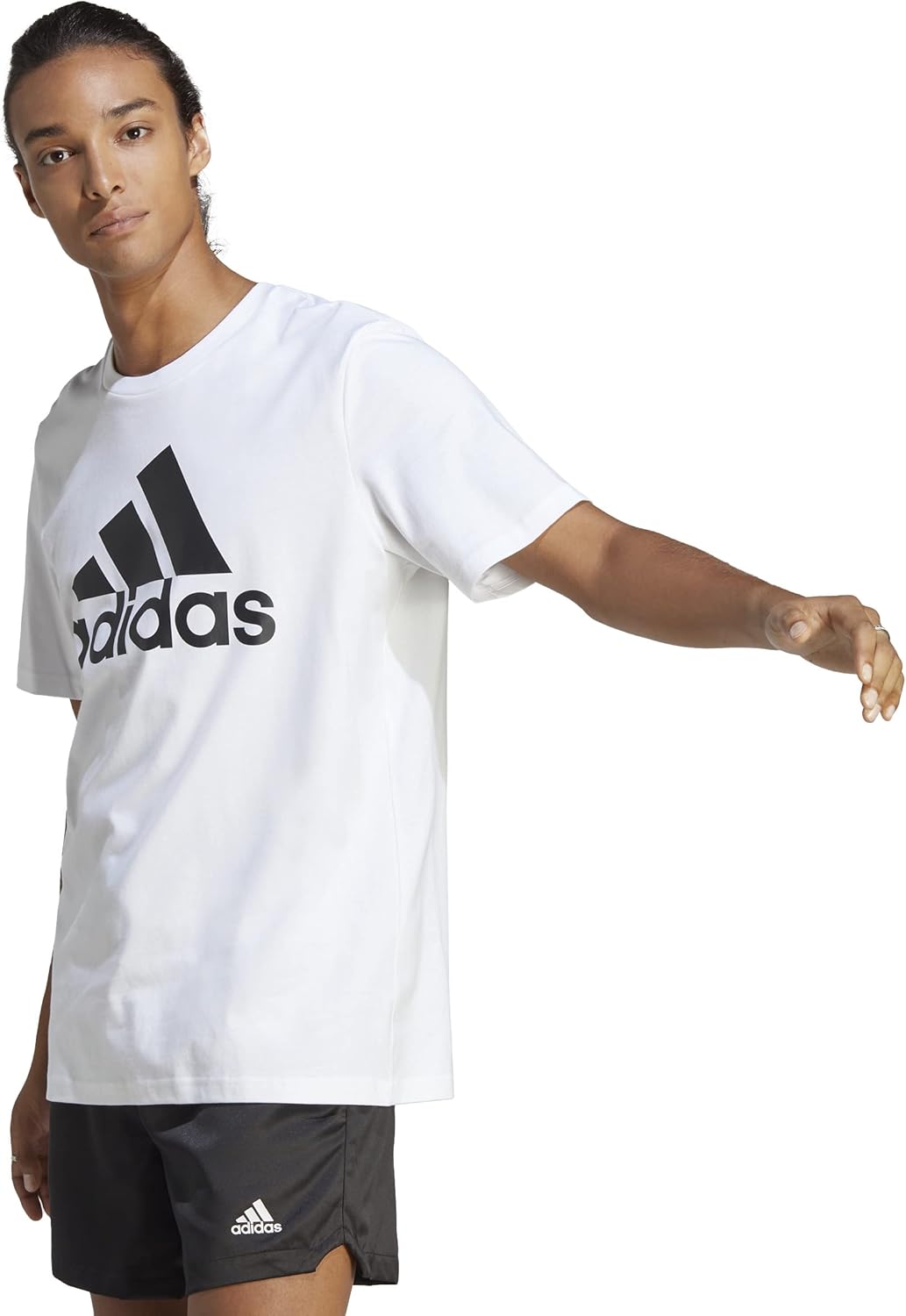 Men Essentials Single Jersey Big Logo T-Shirt – image 1