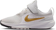 NIKE STAR RUNNER 5 PS unisex-child Laced Shoes - PLATINUM TINT/MTLC GOLD-BLACK