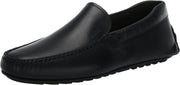 Smooth Leather Slip on Drivers mens Loafer - Night Navy