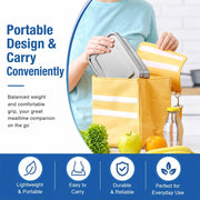 HASTHIP Stainless Steel Bento Box 850ml, Leak-Proof Lunch Box with Removable Compartment, Durable Portable Food Container for Kids and Adults, Dishwasher Safe Meal Prep Storage