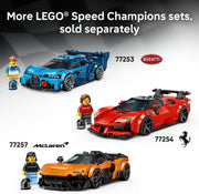 Speed Champions Time Machine from Back to the Future Toy - Car Model Kit w/Doc Brown & Marty McFly Minifigures - Gift for 9+ Year Old Boys, Girls & Movie Fans - 77256