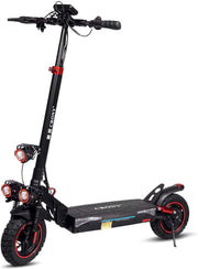 CRONY T4 Electric Scooter with Big LCD Display, 2000W Motor, 40-65KM/H Speed, Smart App Control, Triple LED Headlamps & Foldable Design with Smart Lock & Flashing Mode, Front/Rear Suspension - No Seat