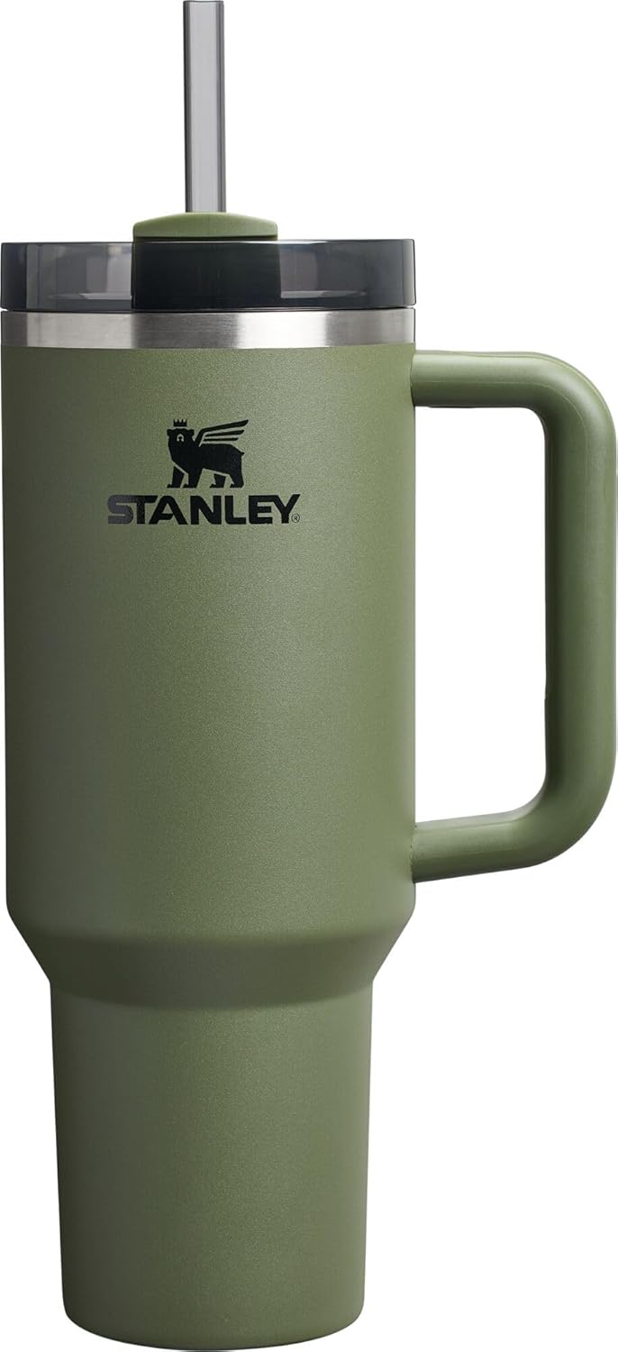 Stanley Quencher H2.0 Tumbler with Handle & Straw 30 oz | Twist On 3-Way Lid | Cupholder Compatible for Travel | Insulated Stainless Steel Cup | BPA-Free | Cherry Blossom
