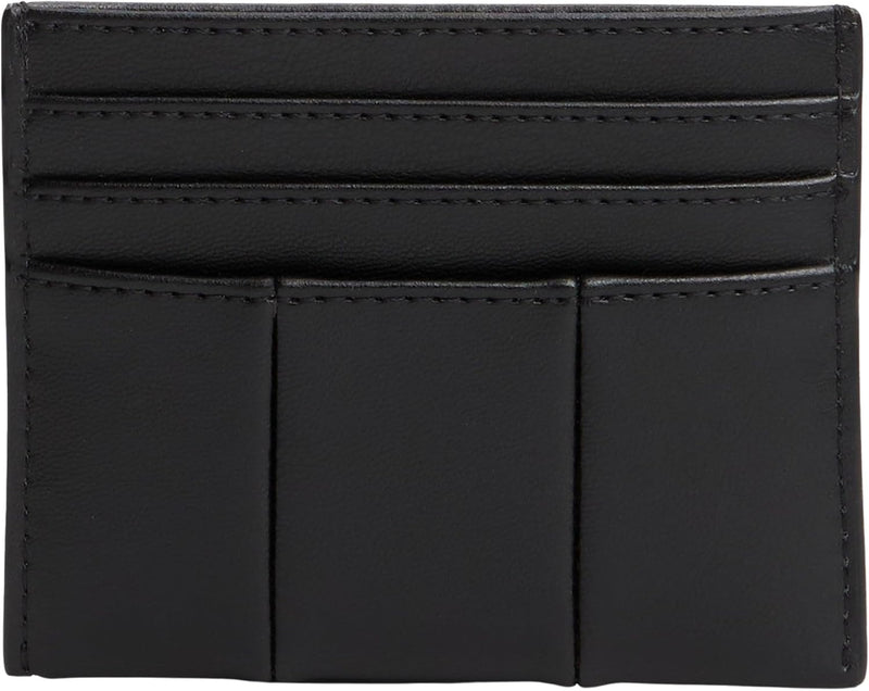 Women's TH ICON CC Holder Quilted AW0AW17745 Cardholder, Black (Black), One Size