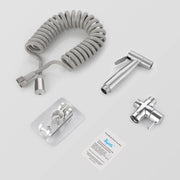 Syarme Bidet Sprayer for Toilet, Handheld Bidet Spray Water Kit, Bathroom Hand Shower for Self Cleaning – 304 Stainless Steel with 3 Meters Bidet Hose, No Drilling Base, T-valve