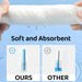 3 Packs Disposable Face Towel ，Lint-Free Biodegradable Clean Towels, Soft Dry Wipe Facial Tissue,for Cleaning Face Makeup Removing Travel