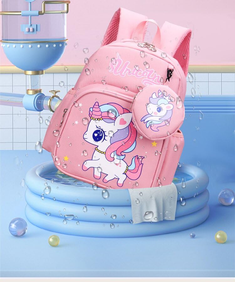 EETU Kids Backpack for Boys and Girls 3D Print Cartoon Children Book Bag with Coin Pocket and Adjustable School Bag Shoulder Strap