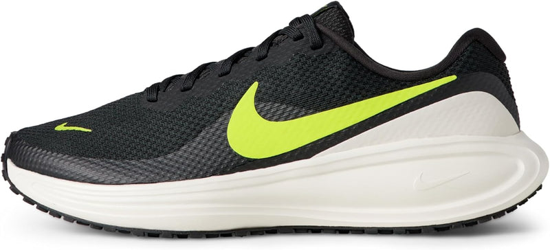W NIKE REVOLUTION 8 womens LACED SHOES - BLACK/CYBER-PHANTOM