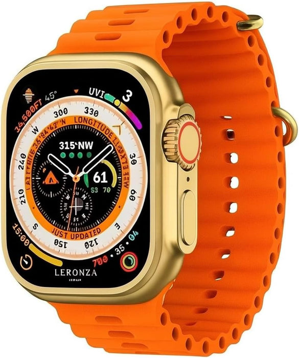 Smart Watch for Girls Boys Teens Men Women with Blood Pressure Monitor Fitness Tracker Call and App Notifications - Black Dial & Strap