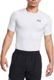mens HEATGEAR ARMOUR Top - Short sleeve (pack of 1) - White