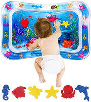 Tummy Time Water Mat Octopus Inflatable Baby Water Play Mat Sensory Toys Early Developmental Baby Toys for Newborn Girl & Boy