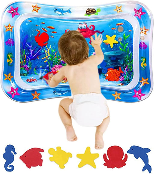 Tummy Time Water Mat Octopus Inflatable Baby Water Play Mat Sensory Toys Early Developmental Baby Toys for Newborn Girl & Boy