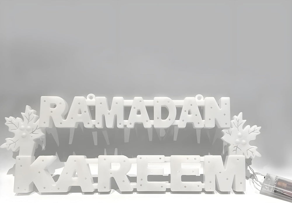 Festive Lights - LED Ramadan Kareem Wall Display Festive Wall Decoration for Ramadan & Eid