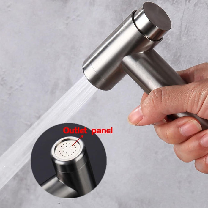 Joyzzz Bidet Toilet Sprayer Head, Wall Mounted Bidet Hand Shower, Stainless Steel Bidet Sprayer for Toilet, Hand Held Toilet Bidet for Kitchen, Bathroom, Shower and Toilet Cleaning