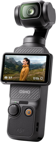 DJI Osmo Pocket 3, Vlogging Camera with 1'' CMOS & 4K/120fps Video, 3-Axis Stabilization, Face/Object Tracking, Fast Focusing, 2" Rotatable Touchscreen, UAE Version with Official Warranty Support - DJI Osmo Pocket 3