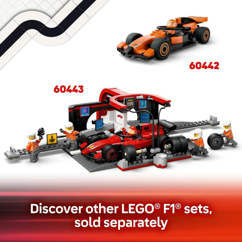 City F1 Truck with RB20 & AMR24 F1 Cars 60445 Car Transporter Toy, 2 Drivers & Race Simulator, Formula 1 Set, Gift for 8+ Year Old Boys & Girls, 1,086 Pieces