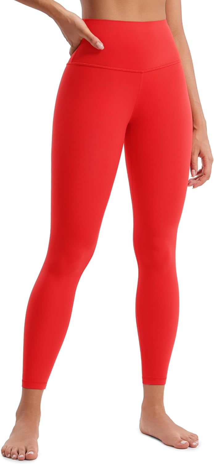 CRZ YOGA Women's Butter Luxe Leggings 25 Inches - High Waisted Buttery Soft Comfort Lounge Leggings