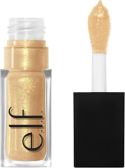 e.l.f. Glow Reviver Lip Oil, Nourishing and Hydrating with High-Shine Glimmer Finish & Sheer Wash Of Color, Minty Scent, Non-Sticky, Vegan & Cruelty-free, Candy Coded - Citrine Gleam 7.39 ml (Pack of 1)