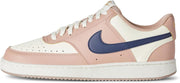 Court Vision Low NN womens LACED SHOES - PARTICLE PINK/MIDNIGHT NAVY-PALE IVORY-M