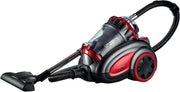 KENWOOD Vacuum Cleaner 2200W Multi Cyclonic Bagless Canister Vacuum Cleaner 3.5L with 5m Cable, Multi-Surface, Cleanable Hepa Filter, Anti Bacteria, Pet Care for Home & Office VBP80.000RG Grey/Red - NEW
