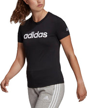 Womens Essentials Slim Logo T-Shirt (pack of 1) - Black/White