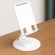 Fitto 360 Rotatable & Foldable Mobile Holder for Flat Surfaces Universal Adjustable Cell Phone Stand, Hands-Free Desk Phone Holder for Office, Kitchen, Bedside, Video Calls & Streaming