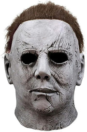 GGEROU Michael Myers Mask, Latex Horror Scary Mask, Halloween Cosplay Masquerade Mask for Party, Men and Women - D