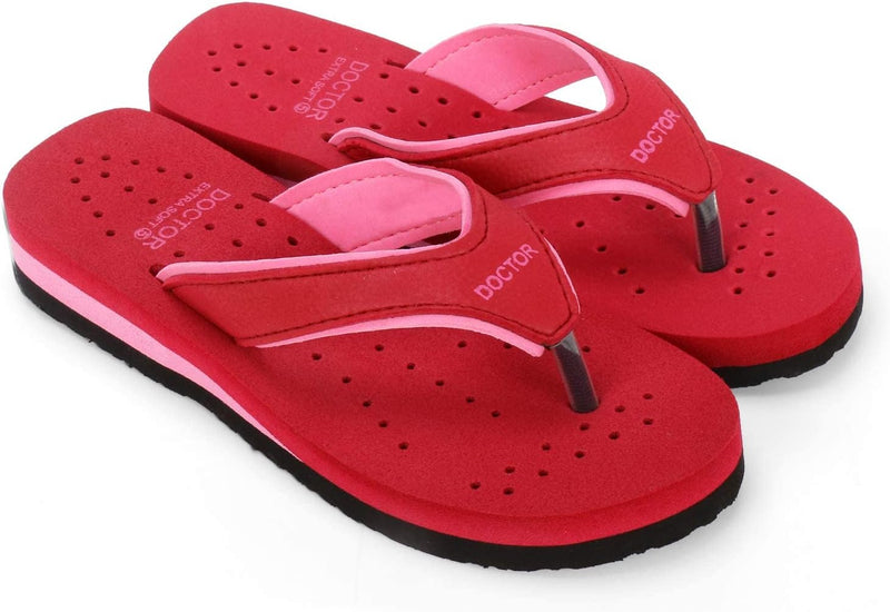 DOCTOR EXTRA SOFT Ortho Care Diabetic Orthopaedic Pregnancy Super Comfort Dr Flipflops and House Slippers For Women's and Girl's D-18