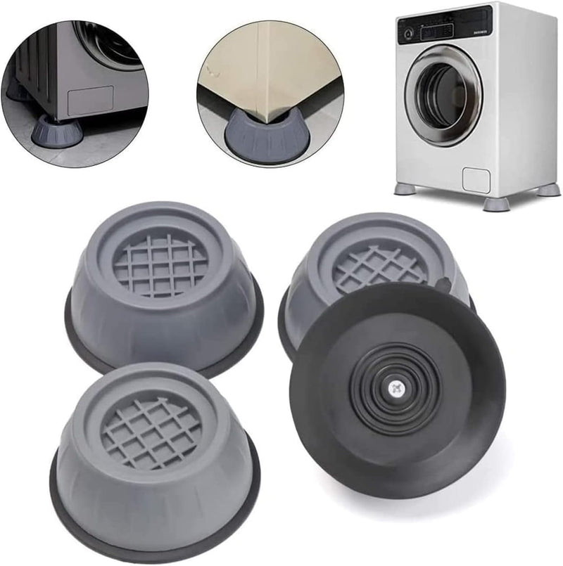 4-Pack Anti-Vibration Pads for Washer & Dryer – Noise Reduction, Shock Absorption, and Slip-Resistant Support for Washing Machines & Dryers