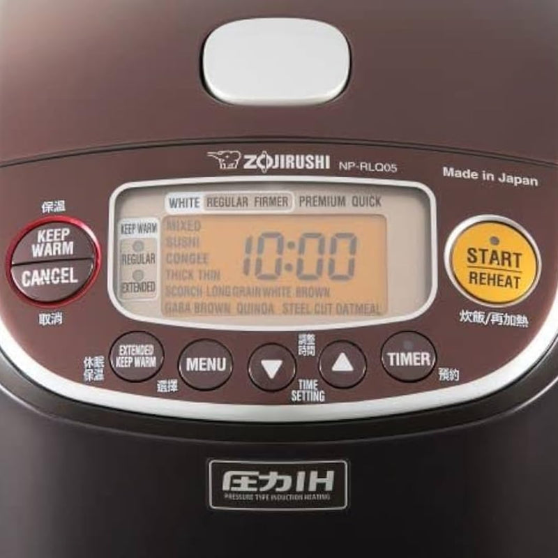 Zojirushi Electronic Rice cooker/warmer 0.5 ltr Dark brown