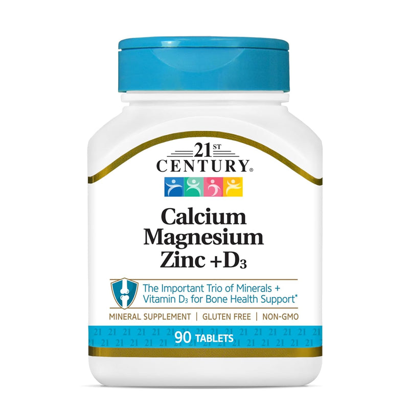 21St Century Cal Mag Zinc +D - 90 Tablets