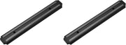 RK Magnetic Tool Holder, Black, 33 Cm, RK0084, Magnetic Knife Bar Knife Rack Knife Strip Kitchen Utensil Holder Tool Holder Art Supply Organizer & Home Organizer - 33 CM (Pack of 2)