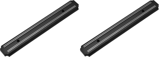 RK Magnetic Tool Holder, Black, 33 Cm, RK0084, Magnetic Knife Bar Knife Rack Knife Strip Kitchen Utensil Holder Tool Holder Art Supply Organizer & Home Organizer - 33 CM (Pack of 2)