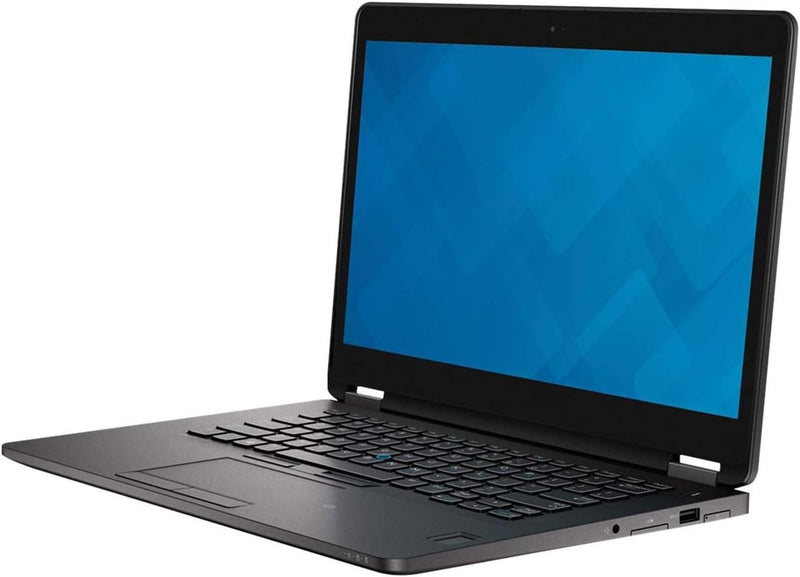Dell (Refurbished) Latitude E7470 Laptop -, Intel Core I7 6th Generation 8GB RAM 256GB SSD M2 Finger-Print Lock 14in Screen FHD Windows 10 Pro 64-Bit Black