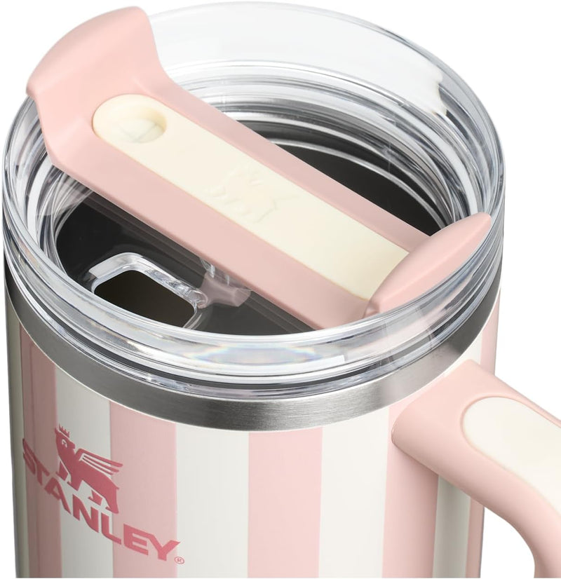 Stanley Quencher H2.0 Tumbler with Handle & Straw 30 oz | Twist On 3-Way Lid | Cupholder Compatible for Travel | Insulated Stainless Steel Cup | BPA-Free | Cherry Blossom