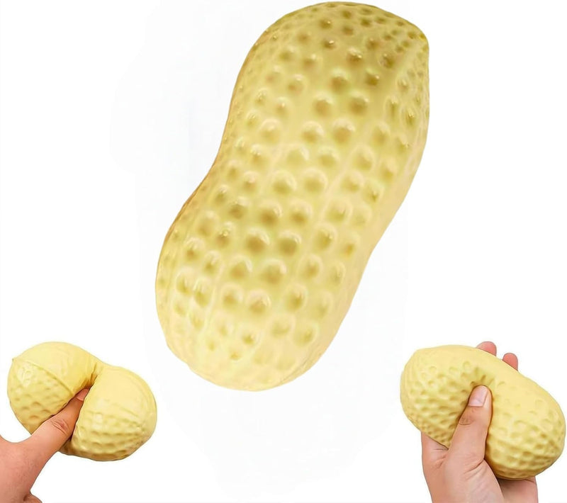 SLEEPHEADPeanut Squishies, Peanut Shaped Squish Balls,Squeeze Dough Ball ,Soft Stress Relief Sensory Fidget Toys,Soft Stress Relief Sensory Fidget Toys for Adults Anxiety Relief Hand Relax