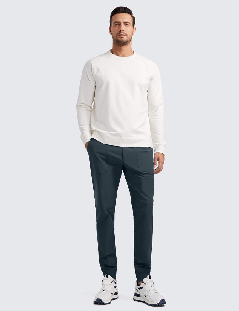 CRZ YOGA All Day Comfy Golf Joggers Pants for Men 30'' Quick Dry Lightweight Stretch Work Casual Joggers with Pockets