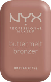 Buttermelt Bronzer, Powder Bronzer, 12 HR Wear, Fade Resistant & Transfer Resistant, Buildable, Vegan, Shade - All Butta'd Up, 1 Count - Deserve Butta