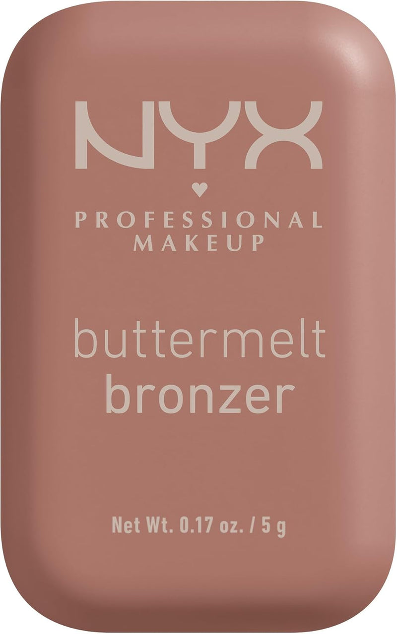 Buttermelt Bronzer, Powder Bronzer, 12 HR Wear, Fade Resistant & Transfer Resistant, Buildable, Vegan, Shade - All Butta'd Up, 1 Count - Deserve Butta