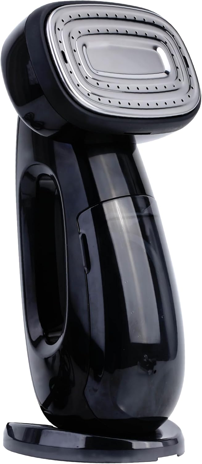 Sonashi Garment Steamer With Digital LED Display | 3 Level Steams | Continuous Work -30 Min With Auto-Shut Off Function | Detachable Tank Capacity & Removable Fabric Brush 300 ml 2000W SGS-323 Black