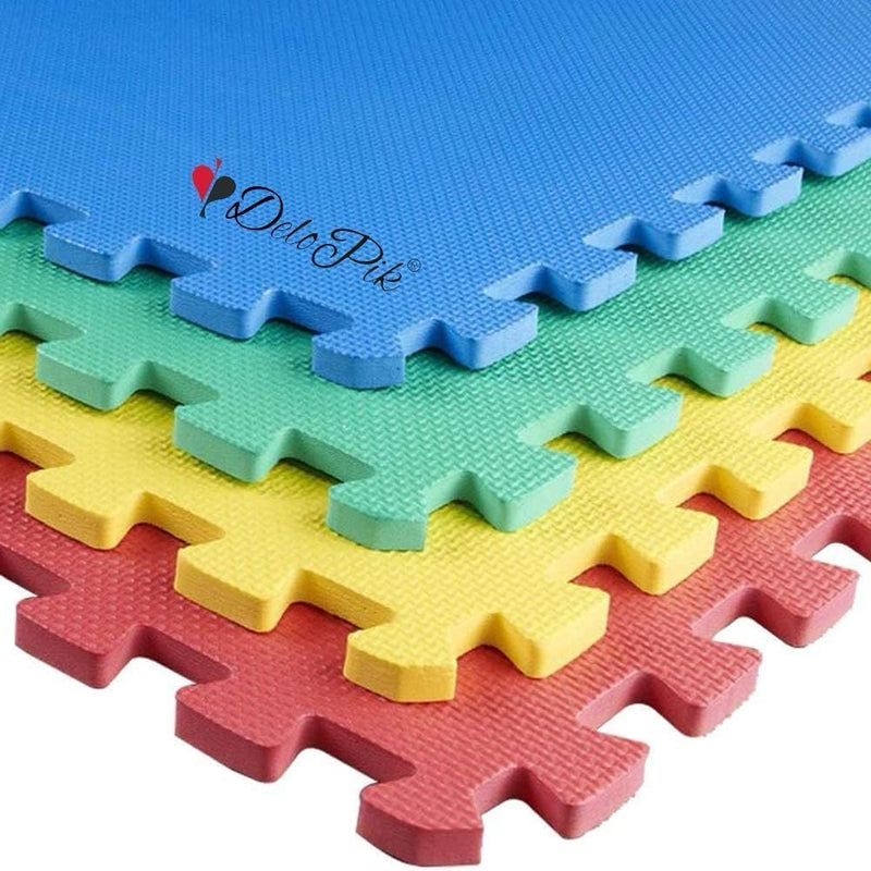 Delopik Foldable Baby Play Mat, Waterproof Foam Floor Baby Crawling Mat -FR137-1 (150 * 180 cm) (Multi Design)