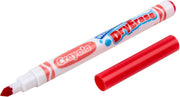CRAYOLA 10 Ct Slim Dry-Erase Markers, Washable